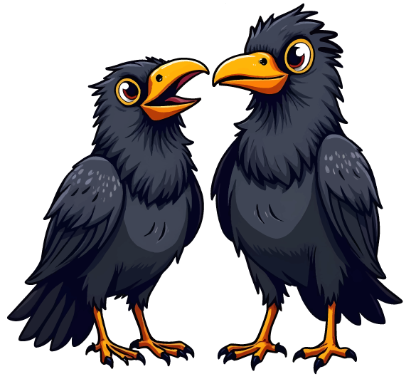 Lil Longboat Co. - Two Ravens - Huginn and Muninn